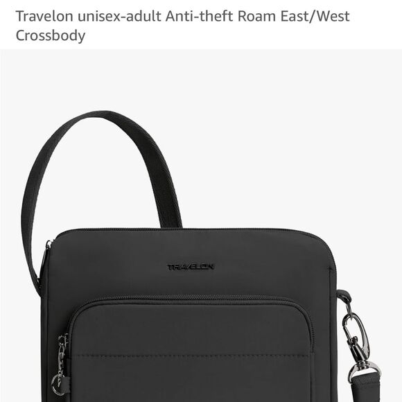Travelon unisex-adult Anti-theft Roam East/West Crossbody, travel bag large - Picture 6 of 14